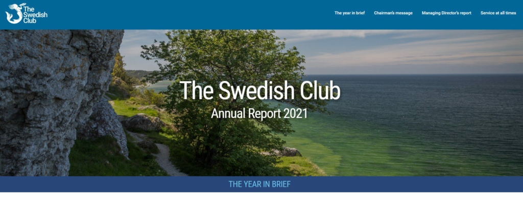 The Swedish Club's Annual Report 2021 Online